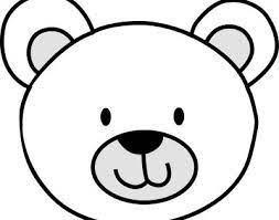 Polar Bear Clip Art Black And White Free Clipart 2 Bear Face Drawing Teddy Bear Outline Teddy Bear Drawing