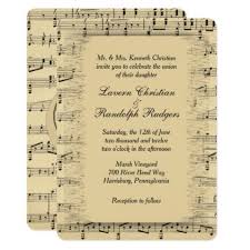 Sheet Music Wedding Invitation Zazzle Com Music Themed Wedding Sheet Music Wedding Music Wedding Invitations