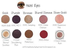 eye makeup colors for light brown eyes