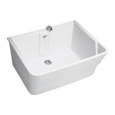 Bac Receveur Garda L74 Cm Ceramique Blanc Ref 733500000 Bacs A Laver Evier Un Bac Bac