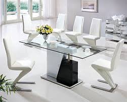 18 Sleek Glass Dining Tables Modern Glass Dining Room Table Glass Dining Table Modern Glass Dining Table