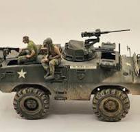 Weathering a 1/35 M706/V100 Military Police Vehicle