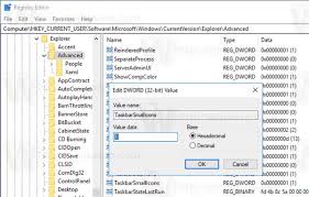 How to customize your taskbar in windows 10. How To Enable Disable The Use Small Taskbar Buttons Option In Windows 10