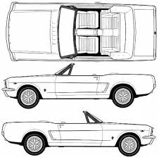 Image Result For Ford Mustang 1964 Blueprint