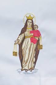 Después de las imágenes marianas del rosario y la merced, ninguna otra imagen de maría tiene el prestigio de la virgen del carmen de lima, la virgen criolla de lima. Mantel De Misa Mantel Para Altar Bordados Virgen Del Carmen