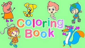 Bubble guppies coloring pages nick jr. Nick Jr Coloring Book Pt 2 Bubble Guppies Team Umizoomi Dora Peppa Pig Youtube