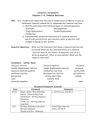 Ever clean your kitchen with something other than water? Honors Chemistry Assignments Chapters 7 8