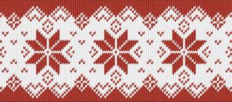 Knitting Motif And Knitting Chart Nordic Christmas Pattern