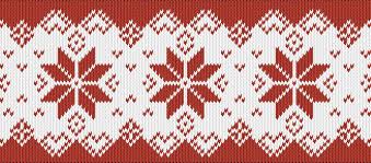 knitting motif and knitting chart nordic christmas pattern