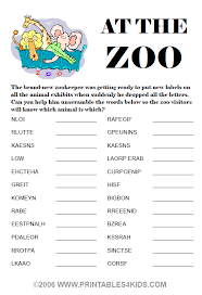 Top 5 2nd grade sight words word scramble kids activities. At The Zoo Word Scramble Printables For Kids Free Word Search Puzzles Coloring Pages And Word Puzzles For Kids Unscramble Words Social Studies Worksheets