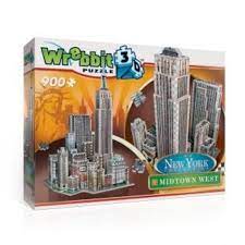 Surrounding this towering icon are famous buildings and landmarks from lower manhattan area, comprising the brookfield place and battery park. 3d Puzzle New York Collection Midtown West Boardgames Ca