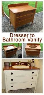 The vanity is 72 long, 24 deep, and 36 high. 35 Bathroom Vanity From Dresser Ideas Bathroom Vanity Vanity Diy Bathroom