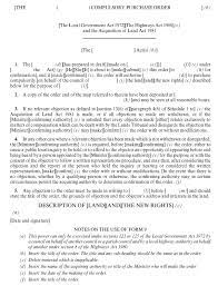 The Compulsory Purchase Of Land Prescribed Forms Ministers Regulations 2004 No 2595