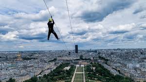 To me, the view of the eiffel tower from the top of the arc de triomphe is the best eiffel tower view in the city! New Eiffel Tower Zipline Gives You A Bird S Eye View Of Paris Seen The Video Yet Lifestyle News