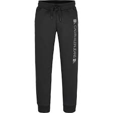 Calvin Klein Monogram Block Logo Sweat Pants Black Dressinn