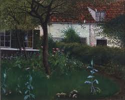 Jardin Mysterieux Mon Jardin Mysterious Garden My Garden William Degouve De Nuncques 1891 Belgian 1867 1935 Oi Landscape Photo Post Impressionists