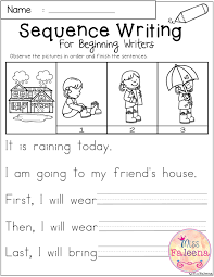 March Sequence Writing Contains 30 Pages Of Narrative Prompts Worksheets Students Wi Sequence Writing Kindergarten Sequencing Worksheets Sequencing Worksheets