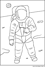 Astronaut Ausmalbild Art School Diy Garden Decor Peace Gesture