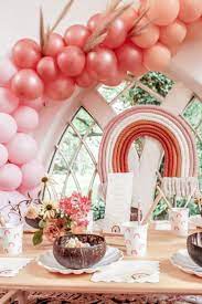 Baby Party Rainbow Birthday Party Boho Birthday Party Rainbow Birthday