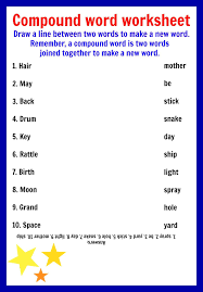 Compound Words Compound Words Compound Words Worksheets Words