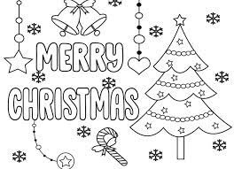 Merry christmas and happy new year. Free Coloring Pages For Kids And Adults
