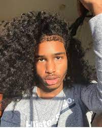 Black Boys R Magic Curlyhead Michel Long Curly Hair Men Long Hair Styles Men Natural Hair Men