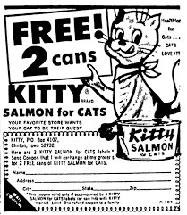 Kitty Salmon Cat Food 1967 Salmon Cat Graphic Design Course Kitty