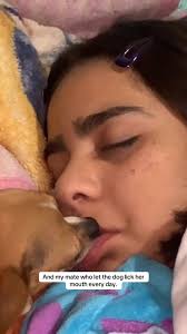 El horror de dejar que un perro te lama la boca