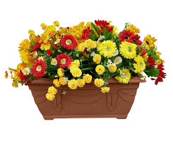 Check spelling or type a new query. Red Yellow 40cm Trough 50cm Display Inc Flowers Terracotta Outdoor Artificial Flower