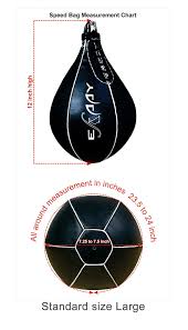 Details About Eskaay Leather Speed Ball Training Punching Speed Bag Boxing Mma Pear Punch Bag