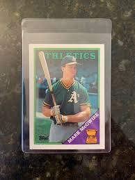 Regardless of value high or low, the 1985 topps mark mcgwire rookie card is certainly an important card in the hobby. 1988 Topps Mark Mcgwire All Star Rookie 580 Value 0 01 82 00 Mavin
