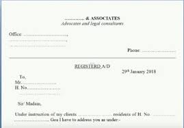 Legal letter format without prejudice new letter template. How To Send A Legal Notice 10 Important Points To Remember Ipleaders