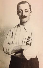 Bob Crompton(1879-1941) of England in 1902.England Caps 41(1902-3 ...