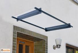 Marquise Pour Porte D Entree Aluminium Et Polycarbonate Nancy 1500 Palram Door Canopy Metal Door Canopy