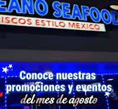 🎉🌊 ¡Conoce nuestras promociones y eventos del mes de agosto! 🌊🎉, 👧  Todos los martes: Menú de niños por solo $4, 🎂 Celebra tu cumpleaños con  decoración y porción de pastel, 🎤 Viernes: Karaoke con DJ ...