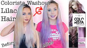 To speed up fade, use colorista fader shampoo. L Oreal Paris Colorista Washout Lilac Hair First Impressions Review Ellie King Youtube