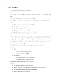 Artikel pelanggaran hak dan pengingkaran kewajiban warga negara. 2
