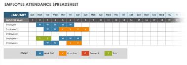 This is an accessible template. Free Attendance Spreadsheets And Templates Smartsheet