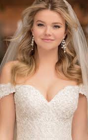 Vintage Off The Shoulder Wedding Gown Essense Of Australia Wedding Gowns Essense Of Australia Wedding Dresses Hairstyle For Off Shoulder Gown Bridal Gowns Mermaid