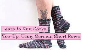 Rated very easy by ravelrers. Knit Toe Up Socks Using German Short Rows Youtube