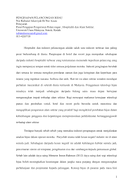 Kesan utama pencemaran udara adalah ke atas kesihatan manusia. Pdf Penginapan Pelancongan Hijau Dewan Masyarakat