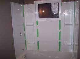 To install it i purchased a 3 gallon tub of frp adhesive and trowelled it like i. How To Install A Bath Tub Surround