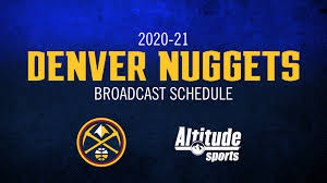 The denver nuggets are an american professional basketball team based in denver.the nuggets compete in the national basketball association (nba) as a member of the league's western conference northwest division.the team was founded as the denver larks in 1967 as a charter franchise of the american basketball association (aba), but changed their name to rockets before the first season. 2020 21 Denver Nuggets Tv Schedule Altitude Sports