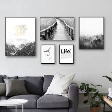 Nordic Wall Art Print Poster Forest Forest Pictures For Home Decoration Decoration Pictures Wall Art De Wall Art Canvas Painting Picture Wall Poster Wall Art