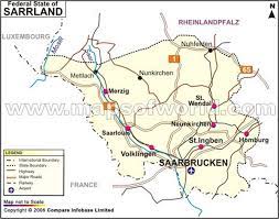 Saarland — is in germany has about 248 cities and towns. Saarland Map Map Of Saarland Germany