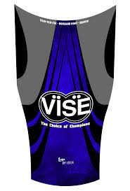 Vise Blue Dye Sublimated Compression Sleeve