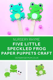 Five green and speckled frogs printables crossword puzzles. Free Printable Template For Five Little Speckled Frog Paper Puppets