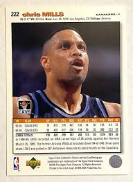 Chris Mills 1995-96 Upper Deck Collector's Choice Basketball Card, #222, Ex  Cond