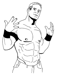 Browse more wwe coloring pages wide range wallpapers. John Cena From World Wrestling Entertainment Coloring Page Color Luna