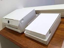 無印良品の新作収納でプリンター周りを整える プリンター 収納 収納 収納 アイデア